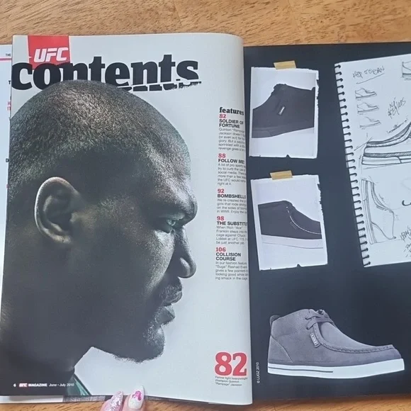 UFC Magazine Featuring Rampage Jackson June/July 2010 - Picture 5 of 7